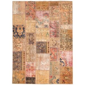 Four-meter handmade carpet collage of Si Persia, code 813010