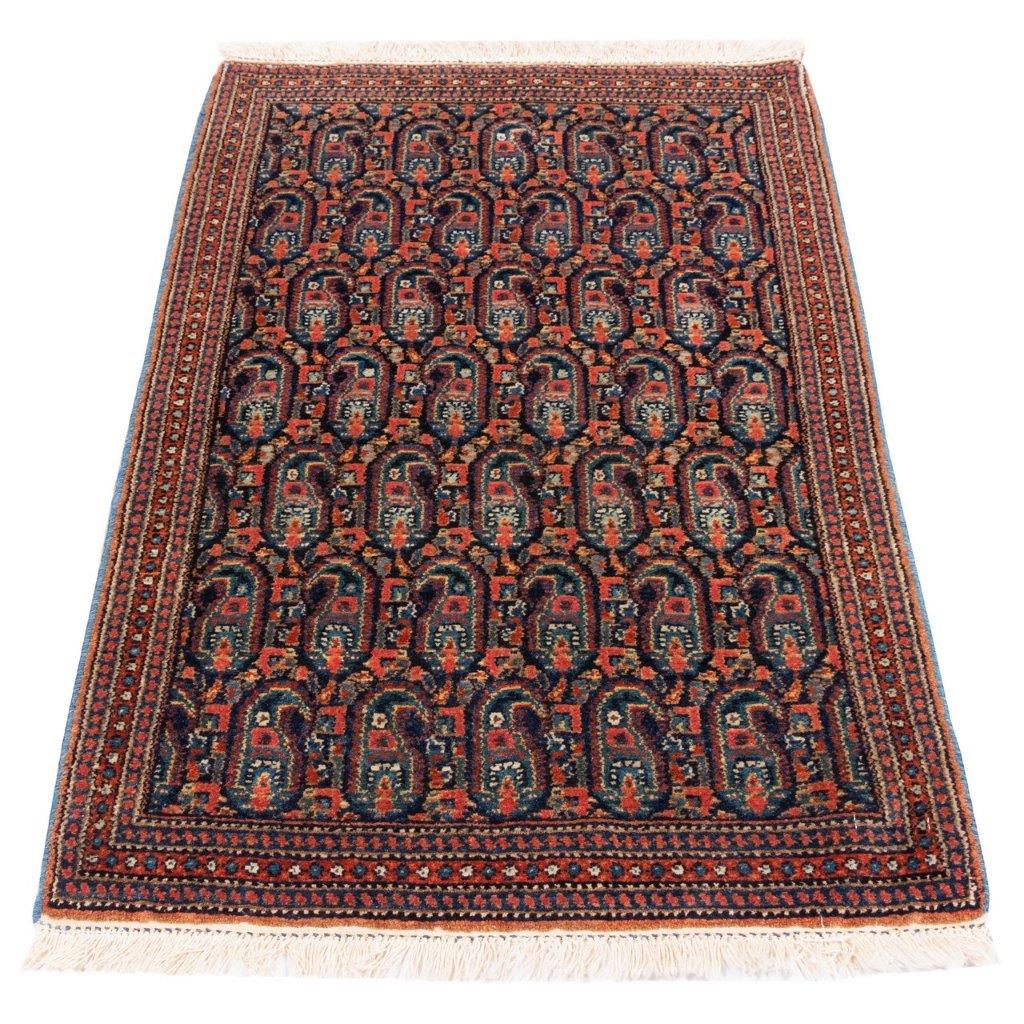 Old hand-woven half-meter Persian carpet, code 102487, one pair