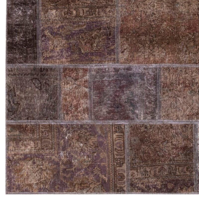 Collage of four-meter hand-woven Persian carpet, code 813009