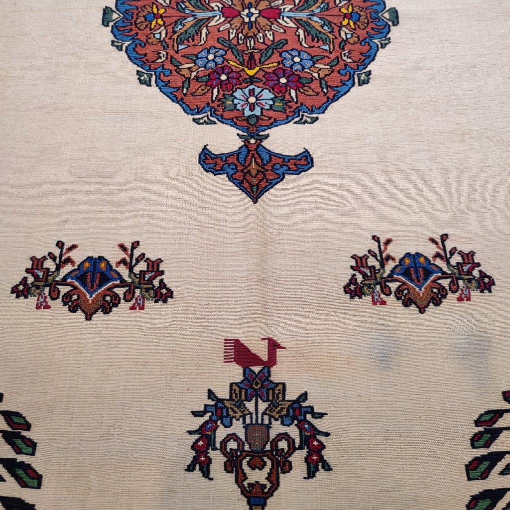 Two-meter hand-woven rug with trange design, code AA126