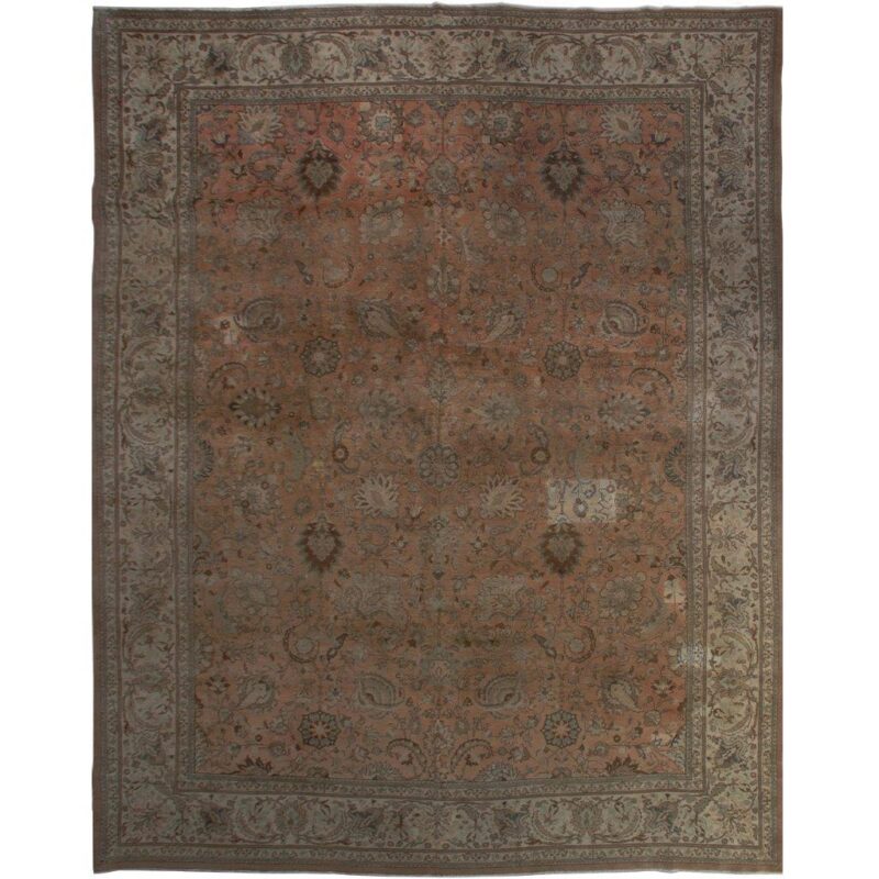 Fifteen and a half meter hand-woven dyed carpet, Harris carpet, code 101484