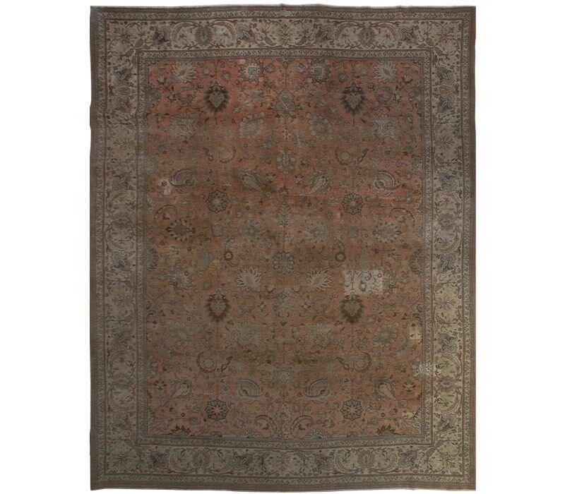 Fifteen and a half meter hand-woven dyed carpet, Harris carpet, code 101484
