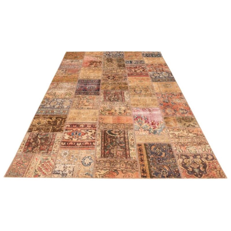 Six-meter hand-woven carpet collage from Si Persia, code 813014