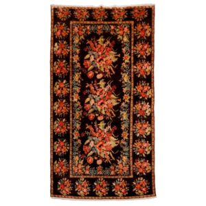 Old four and a half meter hand-woven carpet from Si Persia, code 156045