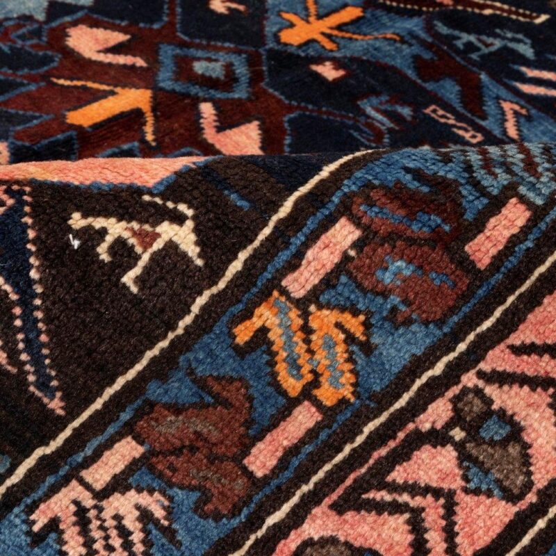 Old hand-woven four-meter Persian carpet, code 127011