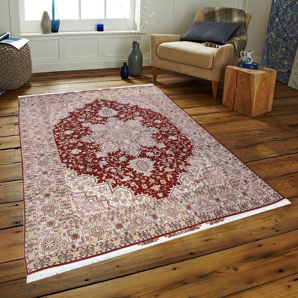 Three and a half meter hand-woven carpet, Harris design, code SH 65, one pair