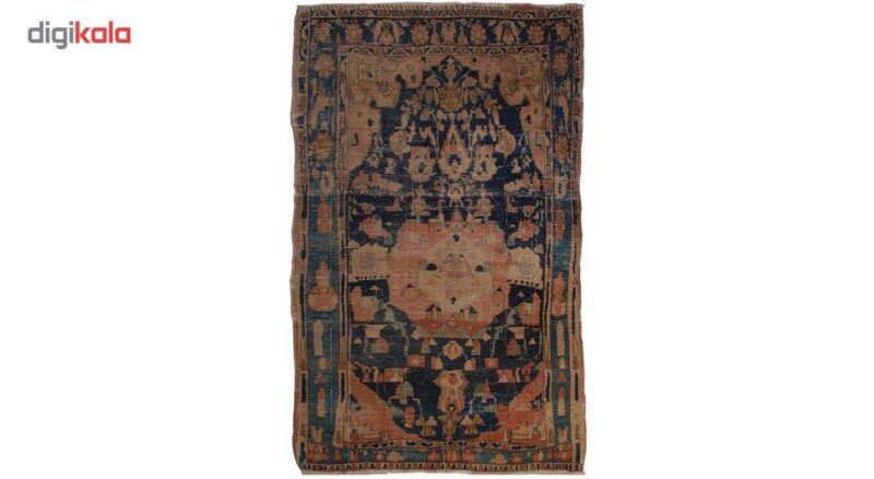 One and a half meter old handwoven carpet, Harris carpet, code 100175