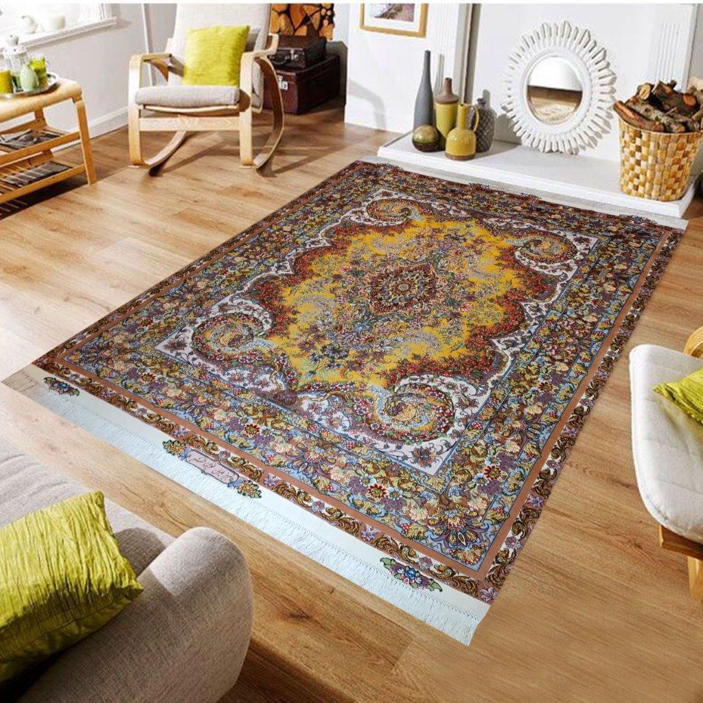 Three-meter hand-woven carpet, new design, Tabriz fur, model AA