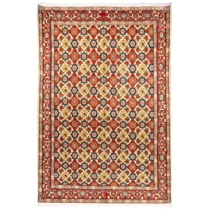 Old hand-woven carpet of six and a half meters from Si Persia, code 126005
