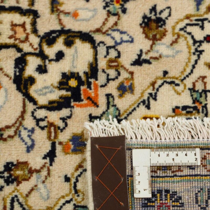 Old hand-woven nine-meter carpet, Kashan design, code 592306