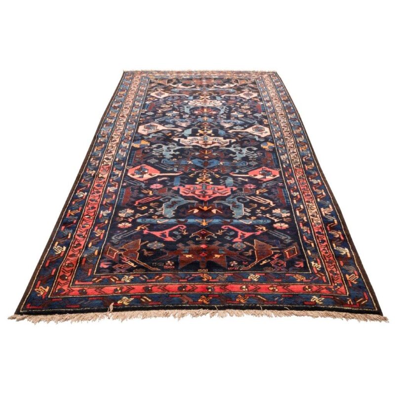 Old hand-woven four-meter Persian carpet, code 127011