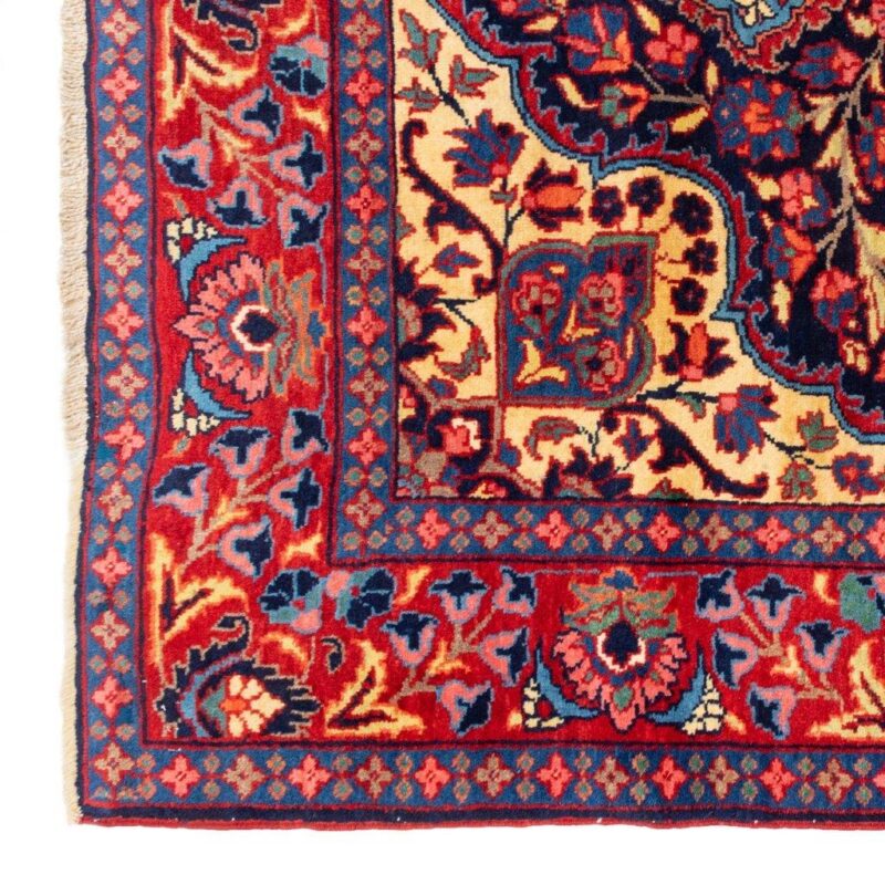Old hand-woven two-meter Persian carpet, code 102352