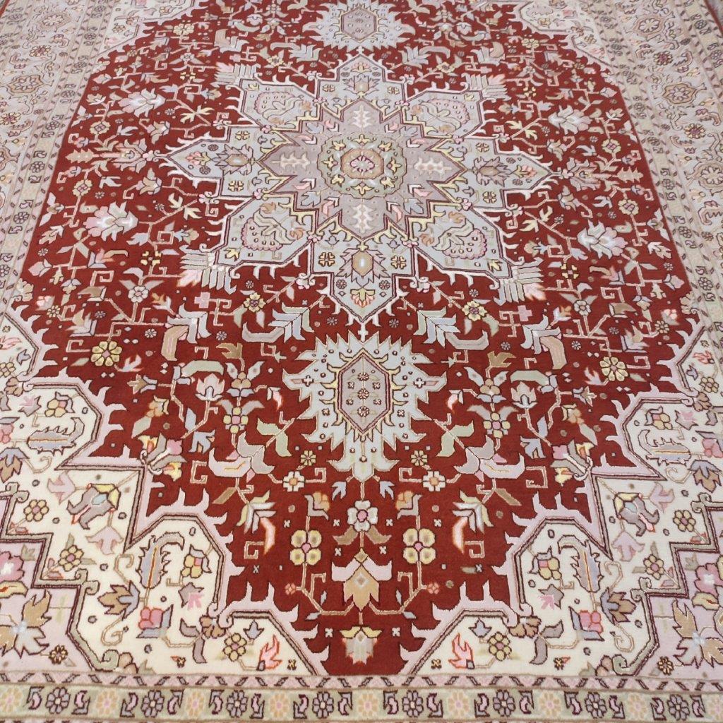 Three and a half meter hand-woven carpet, Harris design, code SH 65, one pair