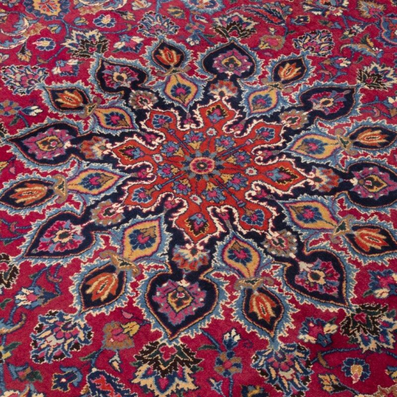 Old hand-woven carpet, eight and a half meters long, Persian code 187275