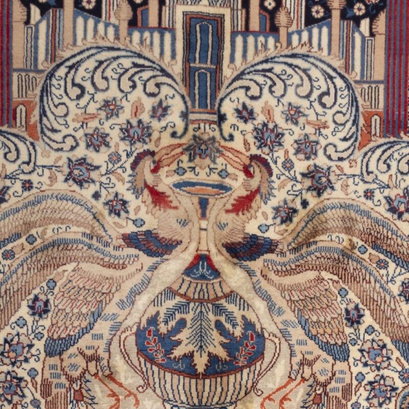 Old 12-meter hand-woven carpet of 3 Persia, code 187316