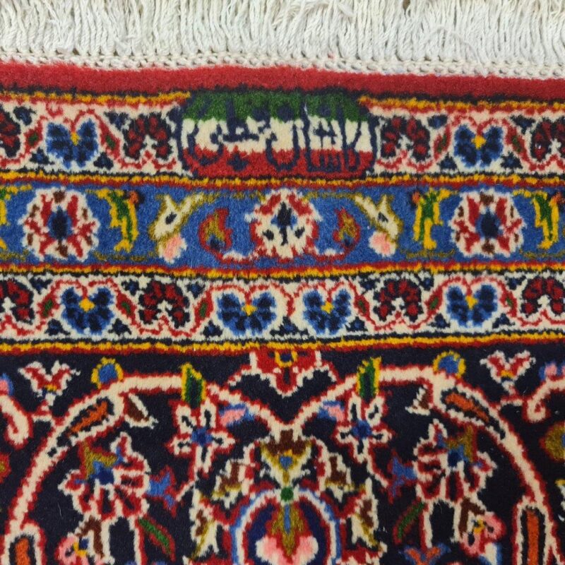 A pair of six-meter Kashan polar hand-woven carpet code 1218