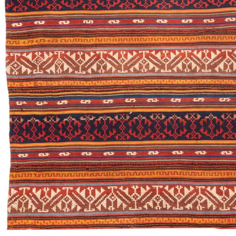 Two and a half meter old hand-woven Jajim from Persia, code 156078