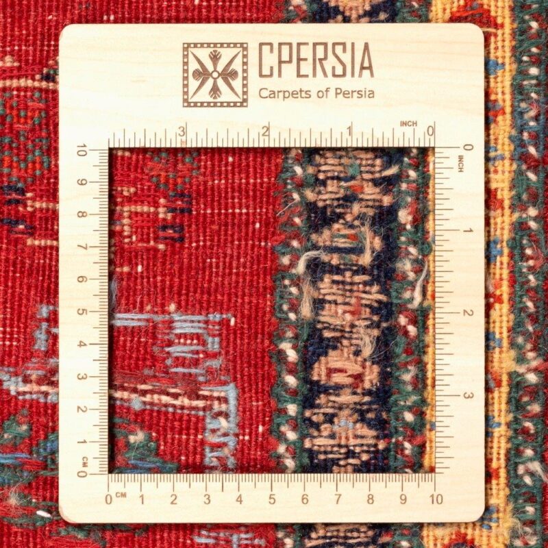Old hand-woven carpet, 3 meters long, Persian code 187463