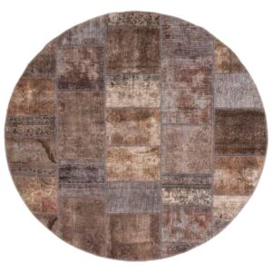 Collage of four-meter hand-woven Persian carpet, code 813013