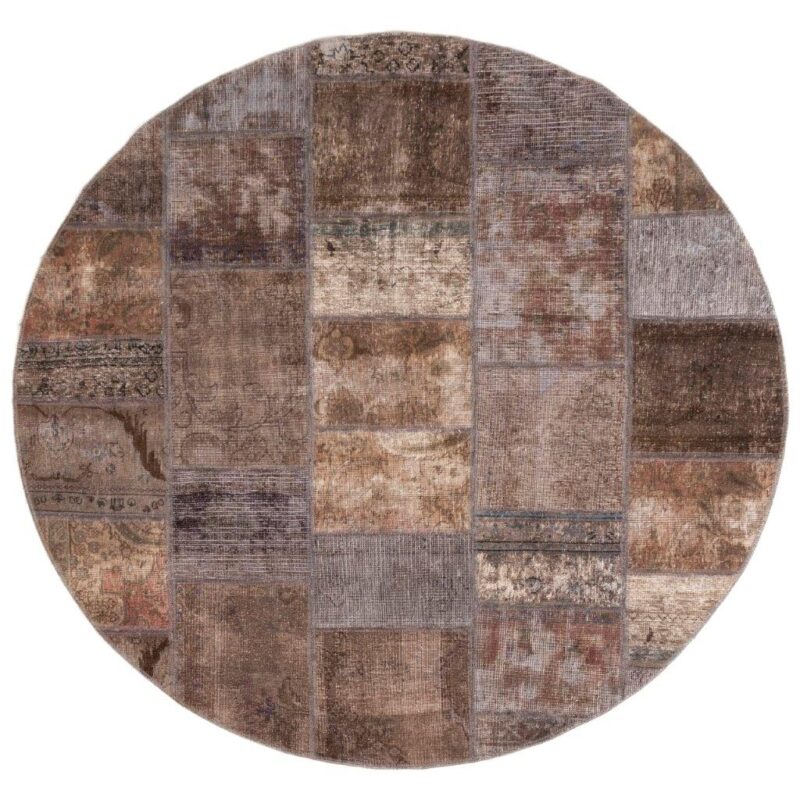 Collage of four-meter hand-woven Persian carpet, code 813013