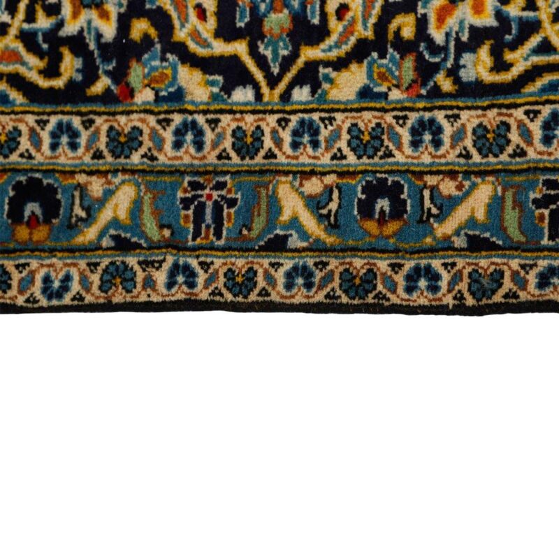 Nine-meter old hand-woven carpet, Kashan design, code 566883