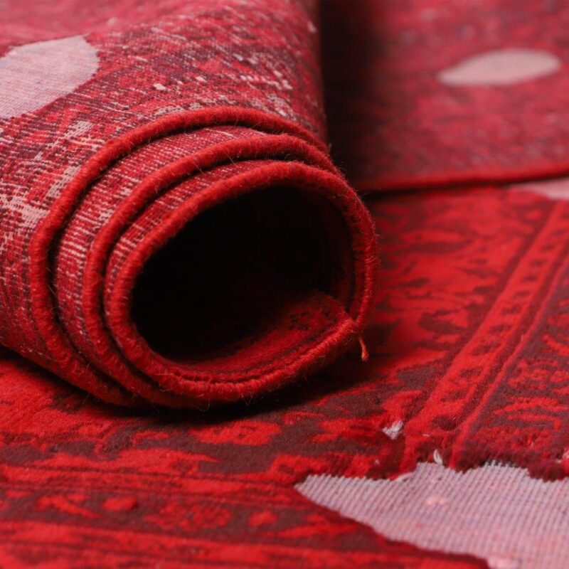 Nine-meter hand-woven carpet, vintage model, code 1405145