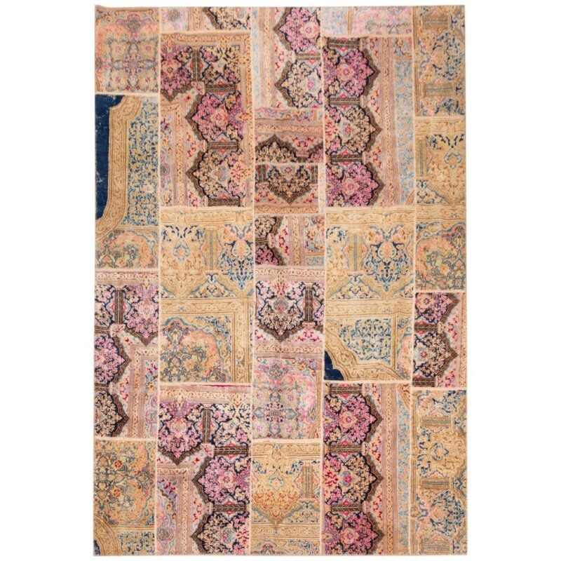 Collage of five and a half meter hand-woven carpet from Si Persia, code 122303