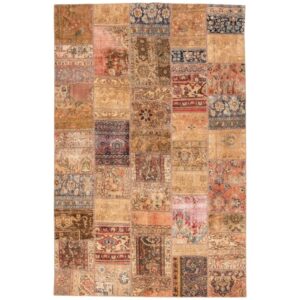 Six-meter hand-woven carpet collage from Si Persia, code 813014