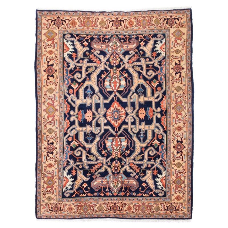 Old hand-woven seven-meter Persian carpet, code 102340
