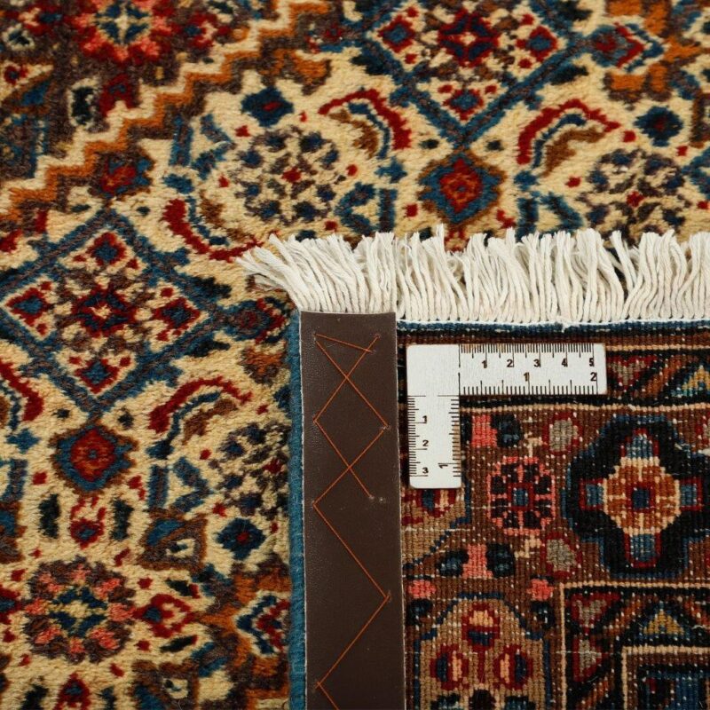 Old seven-meter hand-woven carpet, Mahi model, Birjand, code 487062