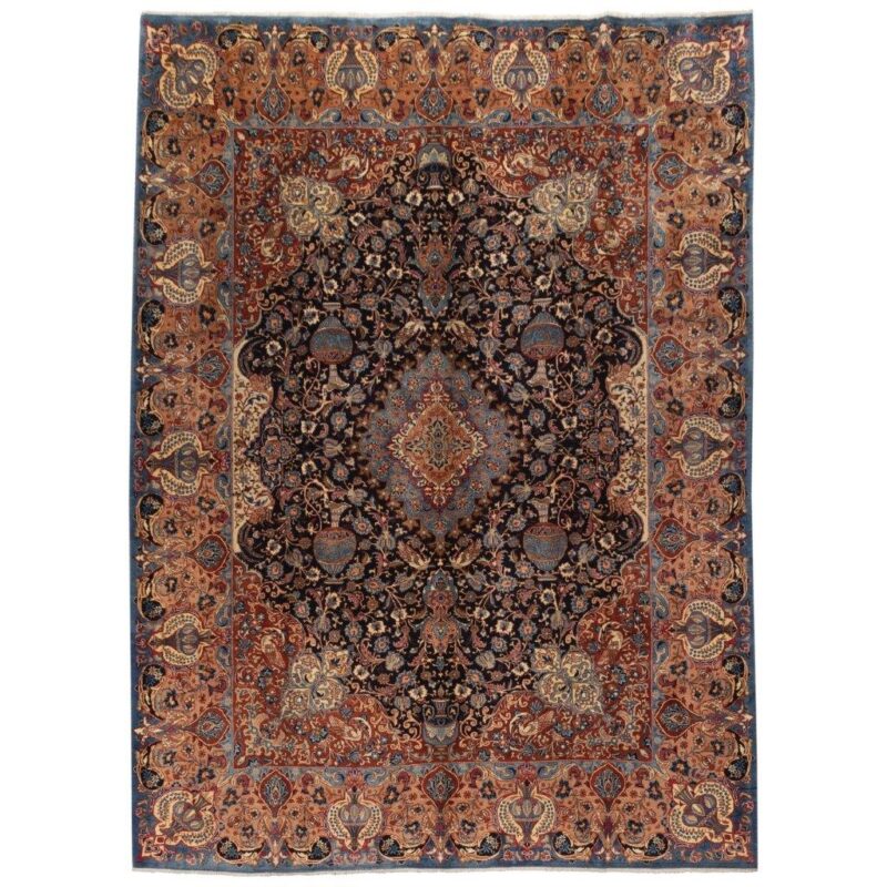 Old hand-woven carpet, eight and a half meters long, Persian code 187276