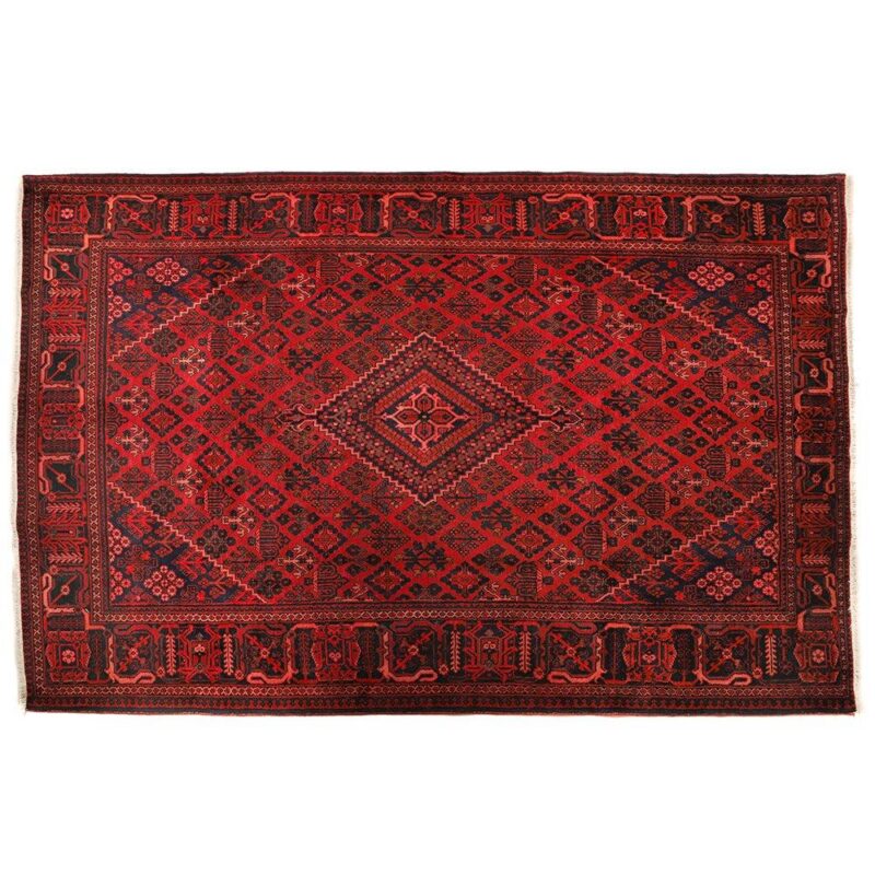 Old seven-meter hand-woven carpet with tangerine design, code 4101156