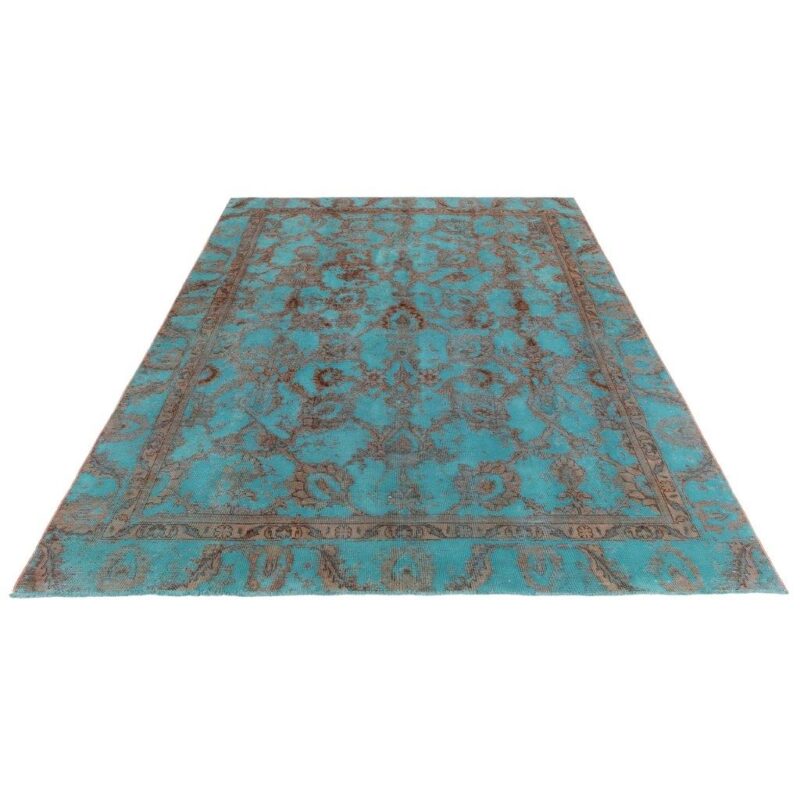 Seven-meter-long painted hand-woven carpet of Persian code 813047