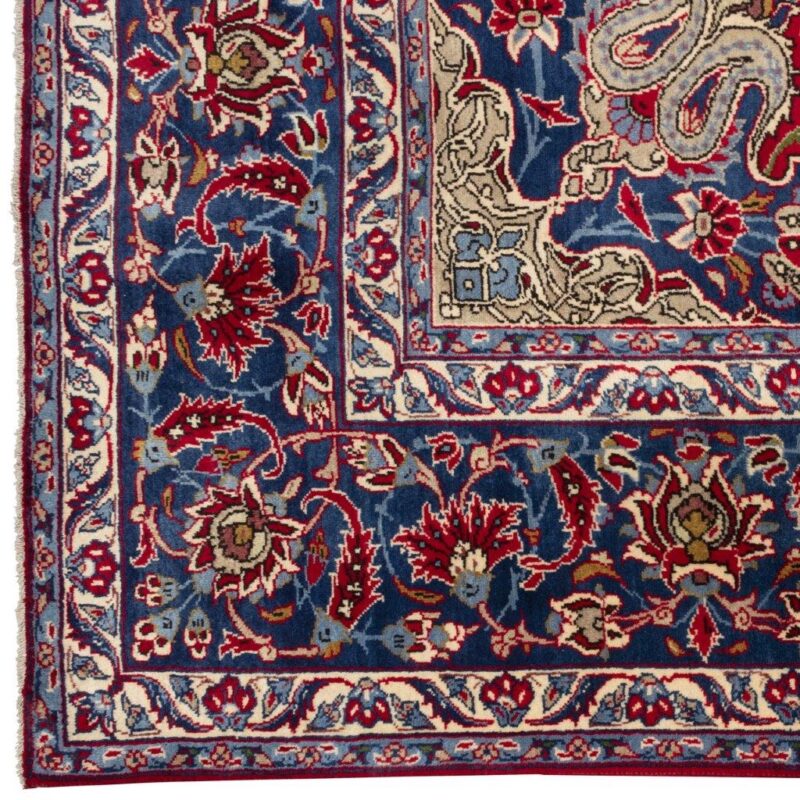 Nine and a half meter old handwoven carpet of Persian code 705082
