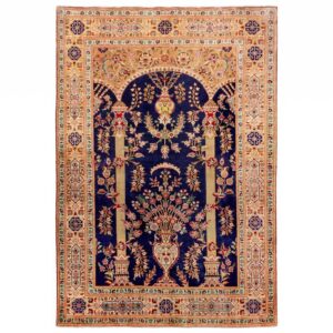 Old six-meter hand-woven carpet from Si Persia, code 705006
