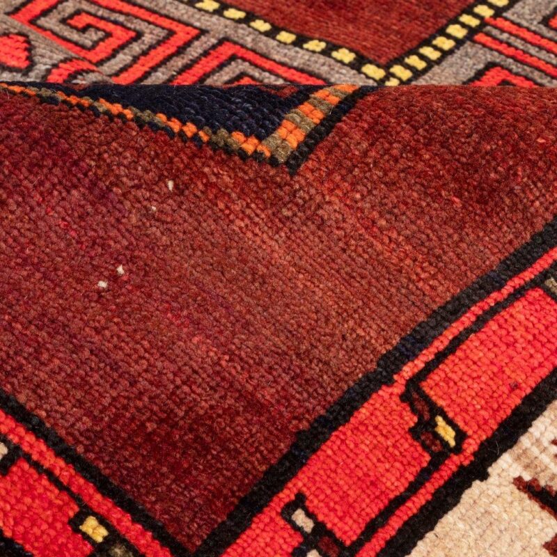 Old hand-woven carpet, three and a half meters long, Persian code 156161