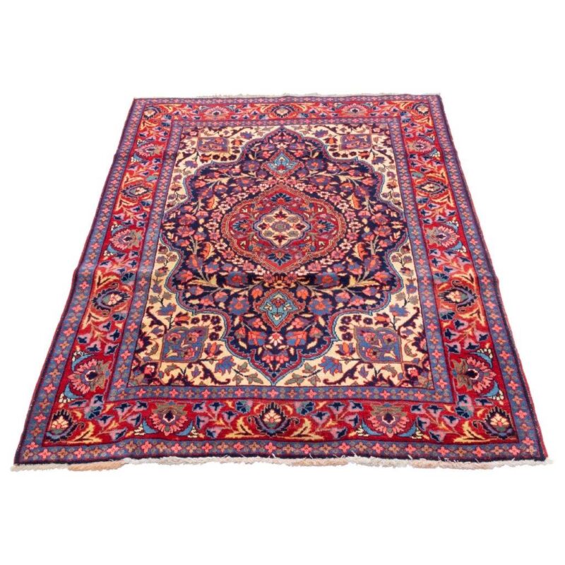 Old hand-woven two-meter Persian carpet, code 102352