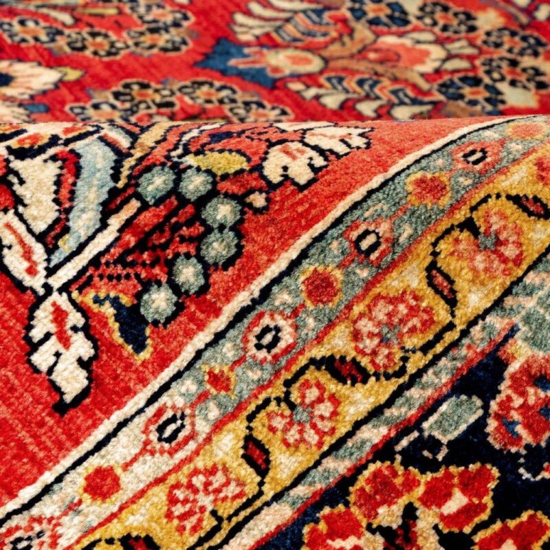 Old seven-meter hand-woven carpet of Persian code 705017