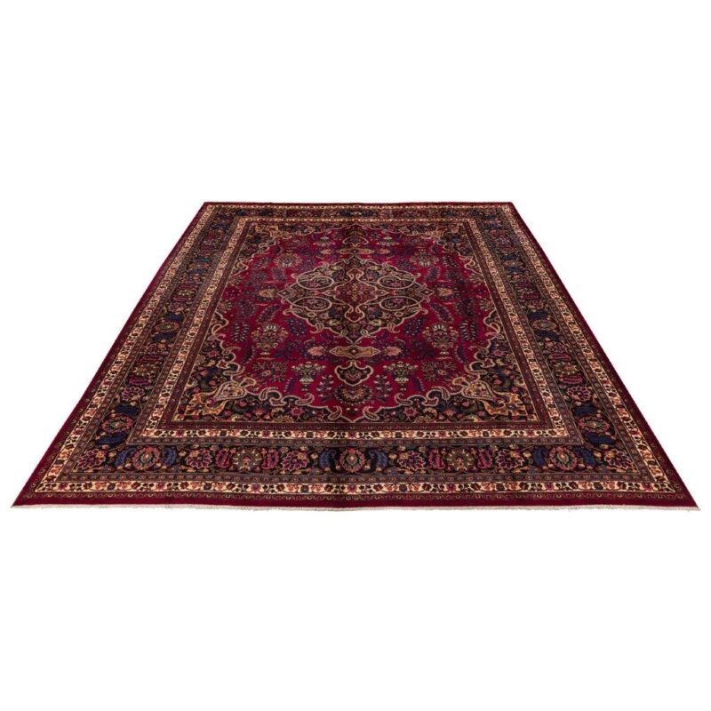 Old hand-woven carpet, 11 meters long, Persian code 187327