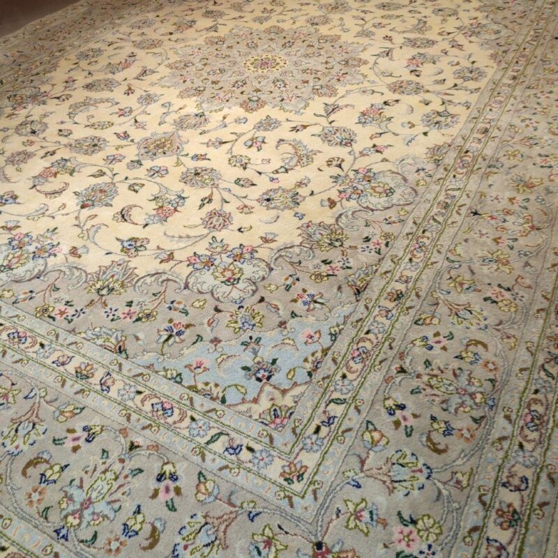 Nine-meter old hand-woven carpet, Kashan design, model AA