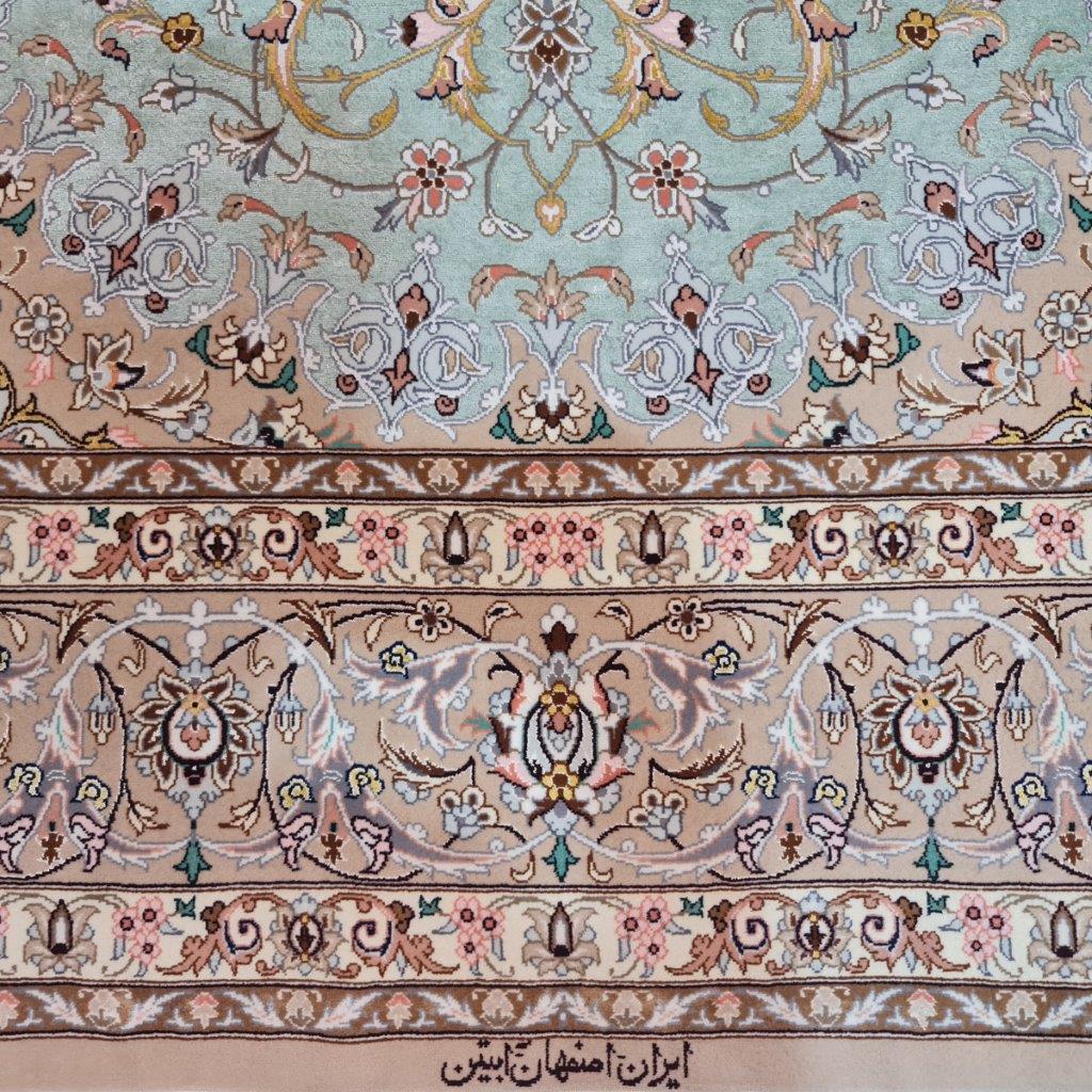 Three-meter hand-woven carpet of Isfahan Abtin, code 1279
