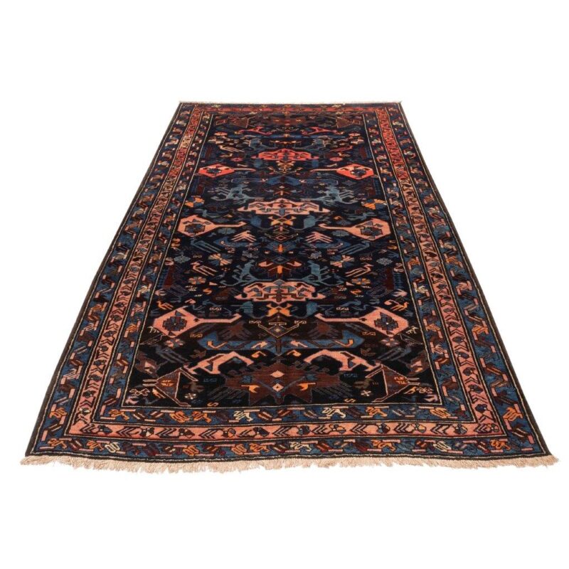 Old hand-woven four-meter Persian carpet, code 127011