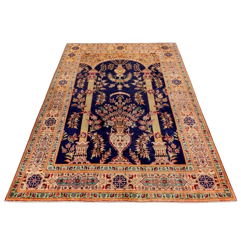 Old six-meter hand-woven carpet from Si Persia, code 705006