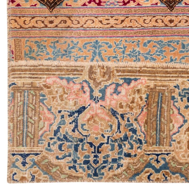 Collage of five and a half meter hand-woven carpet from Si Persia, code 122303