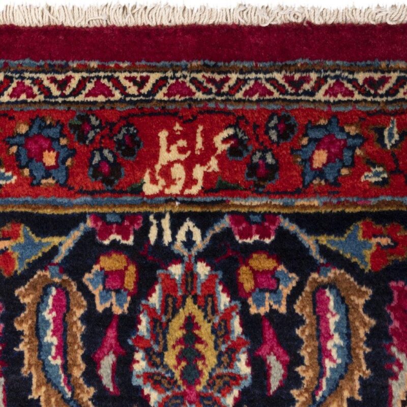 Old hand-woven carpet, eight and a half meters long, Persian code 187275