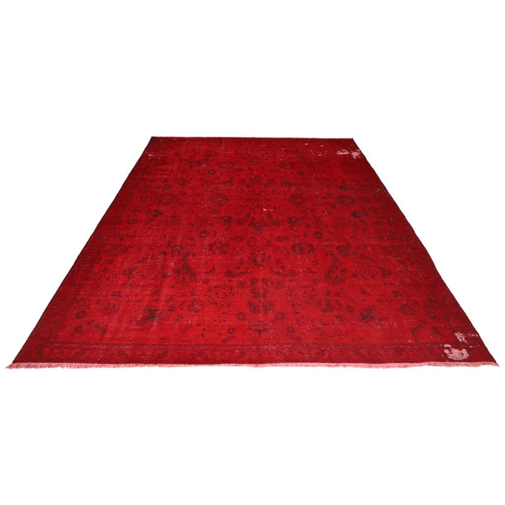 Seven-meter dyed hand-woven carpet, vintage model, code 1405144
