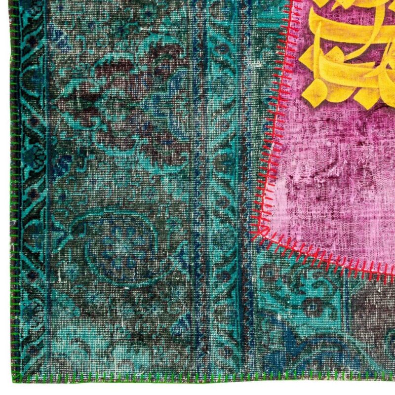 Collage of two and a half meter handmade rugs from Si Persia, code 156087