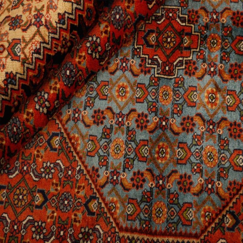 Twelve and a half meter old handmade carpet, Bijar Zanjan model, code 480444