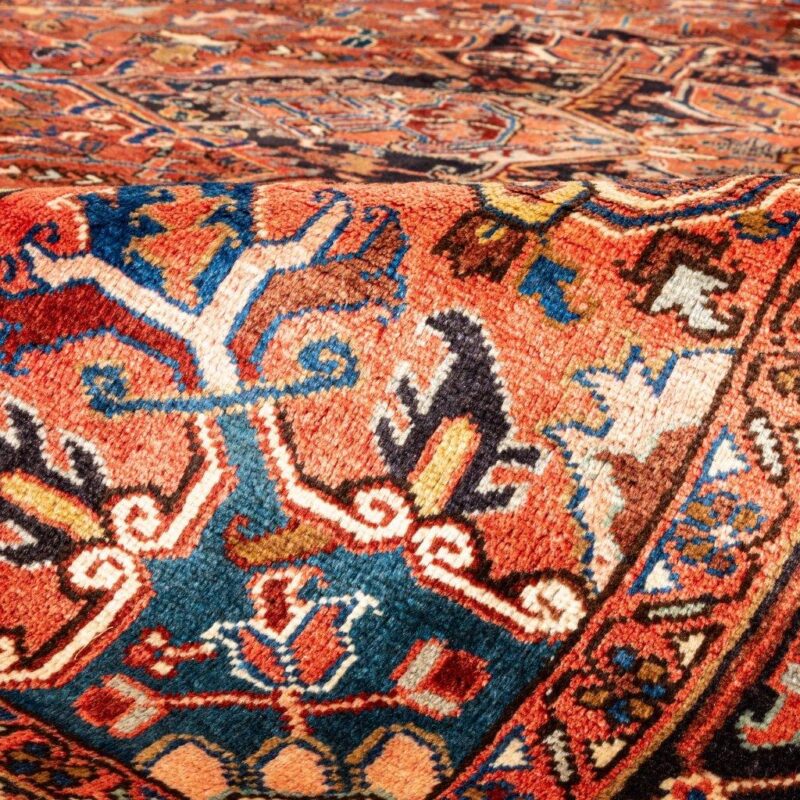 Old hand-woven carpet, eight and a half meters long, Persian code 156149