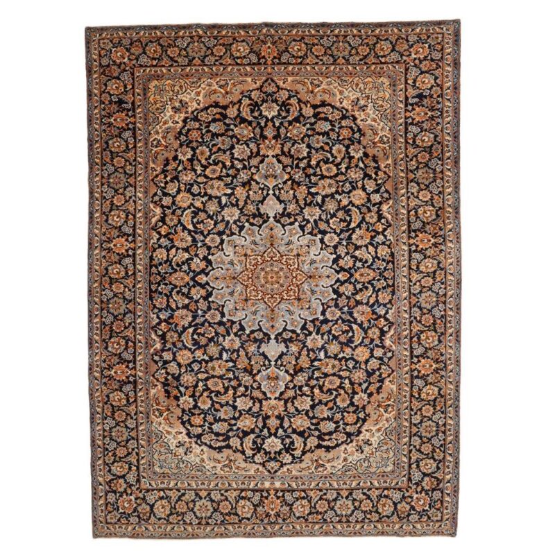 Old 12-meter hand-woven carpet, Kashan design, code 574340